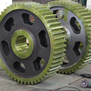 China 6300mm Carbon Steel Spur Gear Heavy Machinery Forging Precision Spur Gears factory