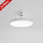 Eye Protection 42" LED Ceiling Fan with Hidden Blades and Metal Acrylic Material