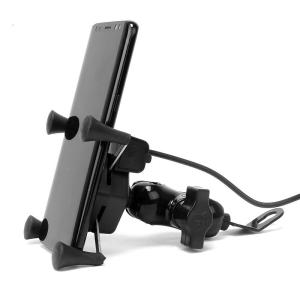 China Adjustable Handlebar Motorbike Phone Mounts For 3 Inch 7 Inch Cell Phone factory