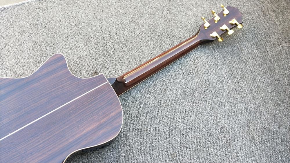 Cutaway 814 Classical acoustic guitar / 2018 Factory custom Log color Solid spruce top Acoustic Guitar