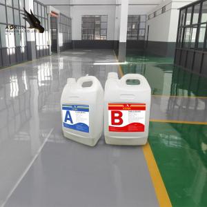 China 3:1 AB Liquid Glass Casting Resin 3D Floor Sticker Clear Colorless factory
