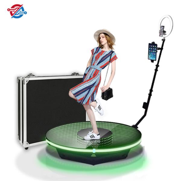 Manual Control 360 Photo Booth Rotating Stand Camera Automatic Party Wedding