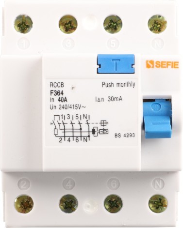 China 6KA RCCB Residual Current Circuit Breaker With Overcurrent Protection factory