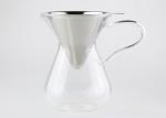 4 / 6- Cup Pour Over Drip Coffee Maker With Permanent Stainless Steel Filter