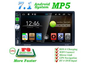 China Black 2 Din Mp5 Player Car Stereo Android 5.1 Gps Bluetooth Car Stereo FCC factory