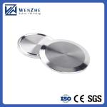 3/4''--12.0'' Equal Size Sanitary Stainless Steel Pipe Quick Blind Plate for 304