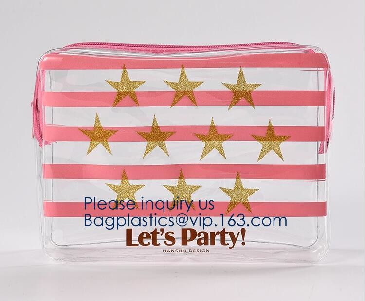 Travel Bag Large Toiletry Bag Makeup Organizer clear pvc cosmetic bag,Cosmetic Packing Toiletries Bag for Women BAGEASE