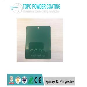 China Green Color Pure Polyester Powder Coating RAL 6016 H Pencil Hardness factory