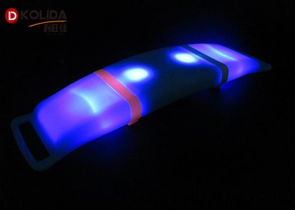 USB LED Arm Bands Silicon USB Rechargeable Flashing LED Armband Light Up Safety