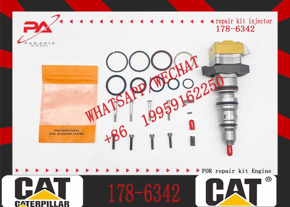 Diesel Fuel pump injector 178-6342 CAT 3126B engine parts Fuel injector 1786342 10R1257 for tractor D5N D6N