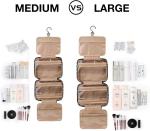 Water Resistant Makeup Cosmetic Toiletry Travel Bag For Shampoo With Hanging