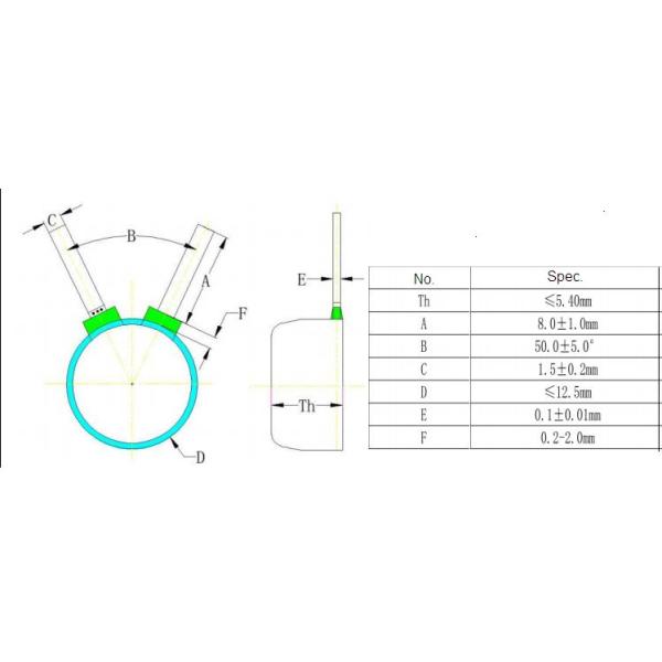1254A 60mAh 3.7V TWS wireless earphone Lithium Polymer Battery Lighter Weight UL KC CB IEC62133