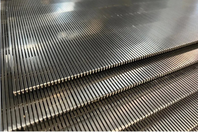 Stainless Steel Wedge Wire Screen Panel Johnson Type For Mining Industry
