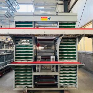 China 4 Tiers Egg Laying Chicken Cage Anti Corrosion Double Hot Galvanized 3MM factory