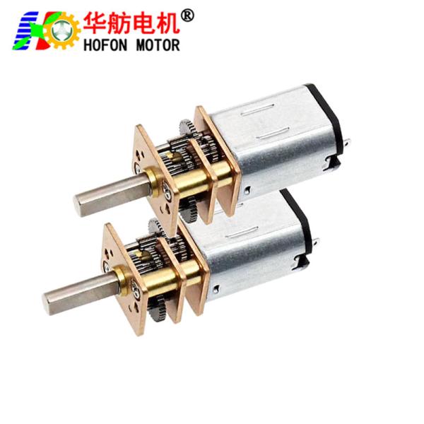 Hofon 3 5 6 volt double shaft vacuum brushed reductor motor 3v 5v 6v dc micro