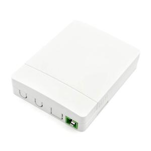 China ABS PC Optical Termination Outlet With SC Adapters Fiber Access Terminal factory