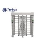 RFID Reader Full Height Turnstile SUS304 240V Security Turnstile Gate