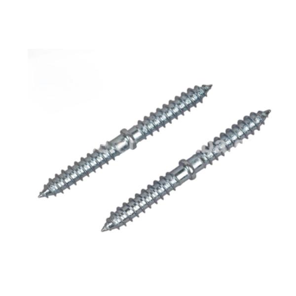 China Double End Thread Dowel Screw Double Threaded Wood Screws factory
