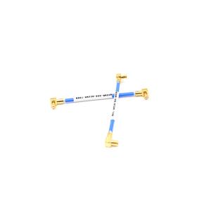 Cable Assembly Double MCX Male Right Angle with .086/RG405 Cable, Length 70mm