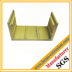 China copper alloy extrusion profile section decoration material factory