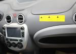 Red White Sedan Electric Car 7.5 KW AC Motor With Lithium Battery 65km/H Max