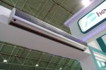 2025 Aluminum / ABS Cover Door Fan Air Curtain Keeping Indoor Air Conditioning