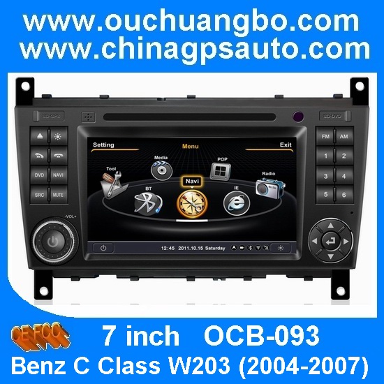 Ouchuangbo S100 Auto Radio for Mercedes Benz C Class W203 2004-2007 GPS Navi USB 1G CPU Wifi/3G Host Video Player