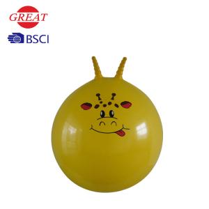 China Hippity Hop Toy With Air Pump , Colorful Decal Space Hopper Ball Customized Logo factory