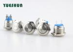 16mm Normal Closed Momentary Push Button Stainless Steel / Nickel Plated Brass