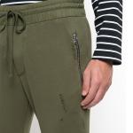 Cotton Army Men's Skinny Jogging Pants Green Color
