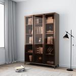 Library Antique Office Bookcase Melamine Wood Furniture Book Shelves With Study