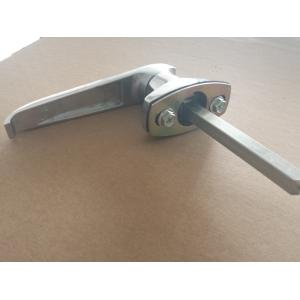 Metal Cabinet L Handle Door Lock Set Zinc Alloy Swing Handle With Spindle