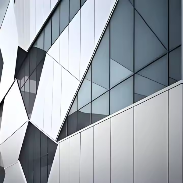 Brown Exterior Wall Cladding Scratch Resistant Cloth Pattern Pvdf Coating On Aluminium