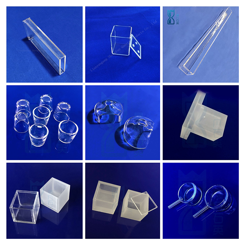 Factory Custom Laboratory Quartz Glass Cylinder Crucible Corrosion Resistant