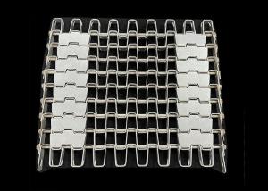 China Stainless Steel Large Holes Wire Mesh Conveyor Belt For Oven Dryer factory