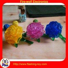 China Hot Valentine Gifts Yellow, Purple, Pink DIY 3D crystal Rose puzzle Z-1094 for children factory