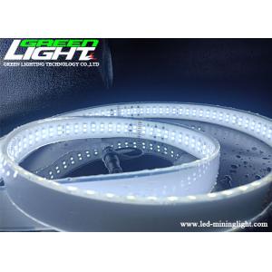 China SMD2835 AC110V LED Neon Strip Lights White Color Silicone Double Row on sale