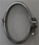 Anti - Aging Waterproof Heavy Duty Industrial Pipe Clamps With Galvanizing Belt