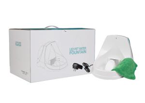 China DC 5V 300mA Automatic Dog Drinking Fountain 3.6L Capacity With LED Light factory