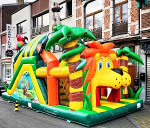 China 13.2X4.7X3M Inflatable Obstacle Course Playground Bounce House on sale