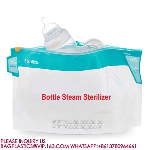 China Custom Printed Microwave Sterilised Bag Microwaveable Pla Bag Microwave Sterilizer Bag factory