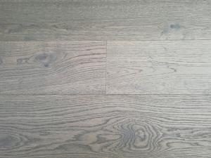 China Character Grade European Oak engineered wood flooring with gray stained factory