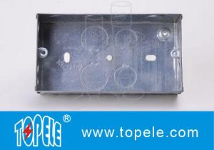China Galvanized Square Electrical Boxes And Covers For Lighting Fixture factory