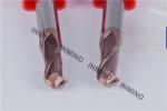 Long Flute Ball Nose End Mill with 100 mm Length 10 mm Dia 0.5 - 0.6 UM Grain