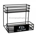 Countertop 2 - Layer 6 Bottle Beer Retail Metal 6mm Wire Display Rack For Wine