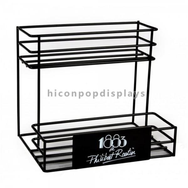 Countertop 2 - Layer 6 Bottle Beer Retail Metal 6mm Wire Display Rack For Wine