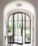Modern Sliding Iron Steel / Aluminum Grill Window Metal Casement