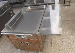 China Electric / Gas Heating Teppanyaki Grill Table for Restaurant Hotel factory
