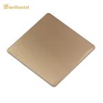 Rose Golden Matte Finish Decorative Stainless Steel Sheet 4x8 0.65mm Thickness