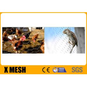 China 1.2m Width 2 Inches Woven Copper Wire Mesh Fence Hexagonal Commercial Agricultural Use factory